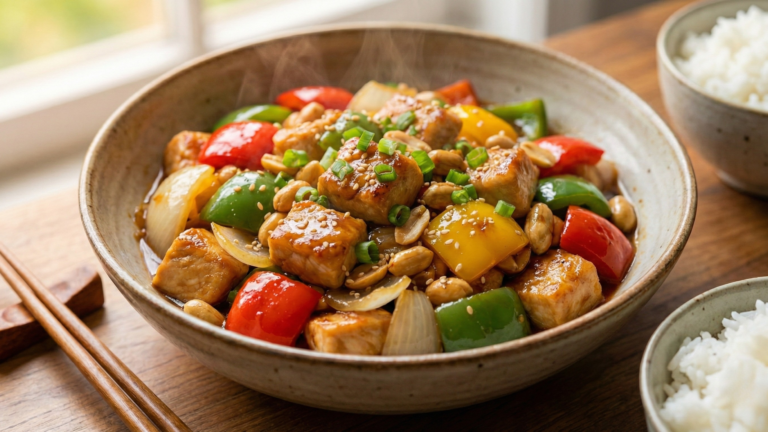 Frango Xadrez Rápido estilo oriental