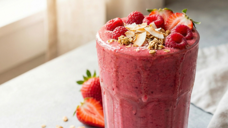 Smoothie Rosa estilo tiktok