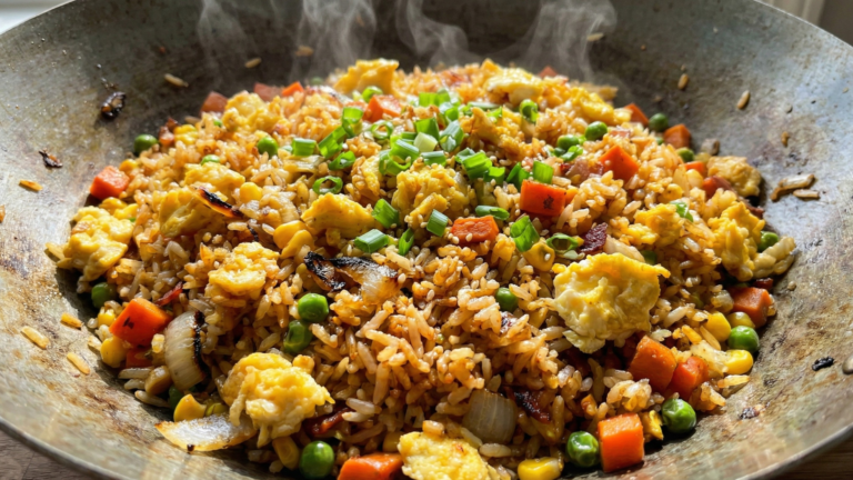 Arroz frito que virou febre no tiktok( arroz coreano)